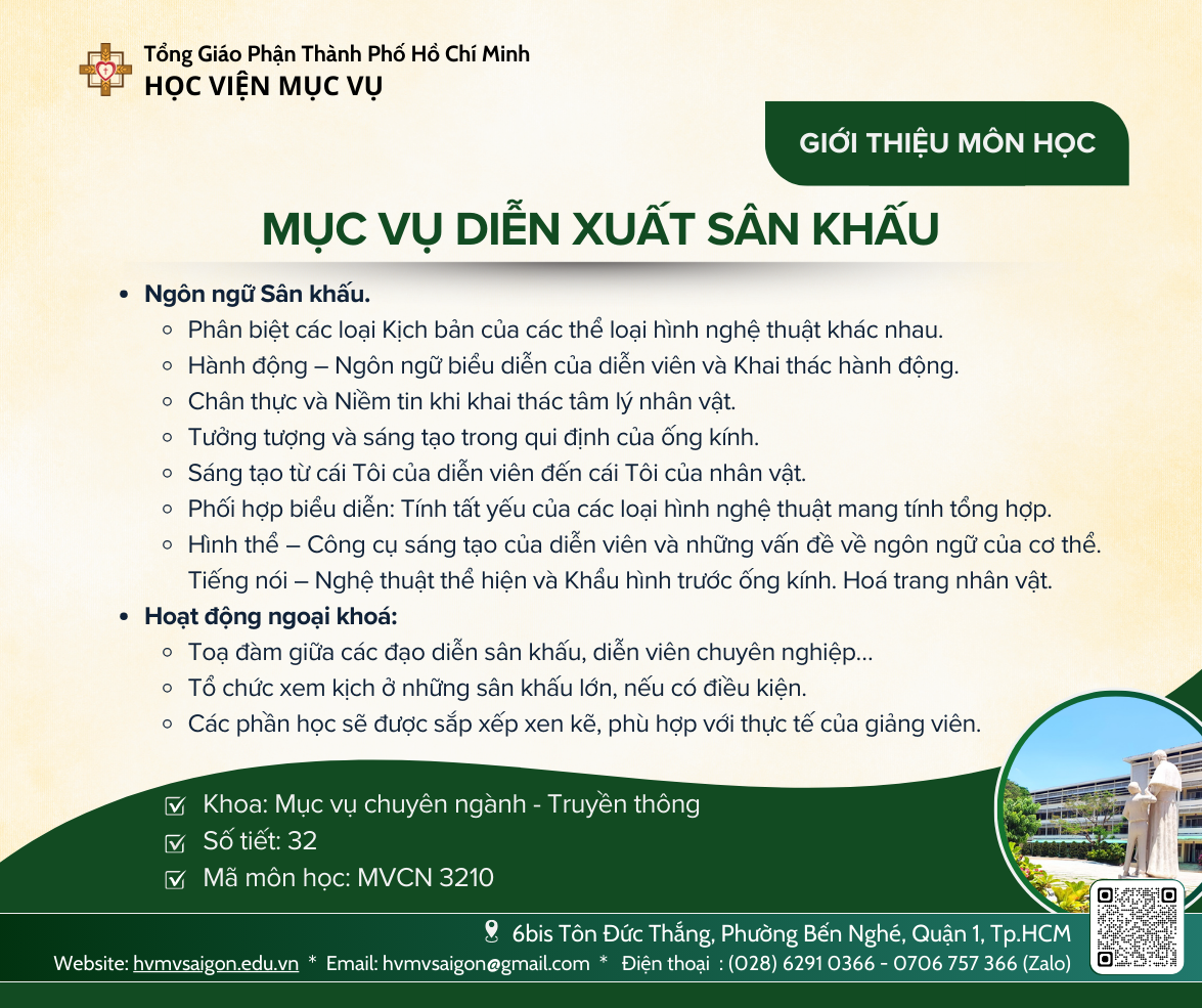 Mục vụ diễn xuất sân khấu